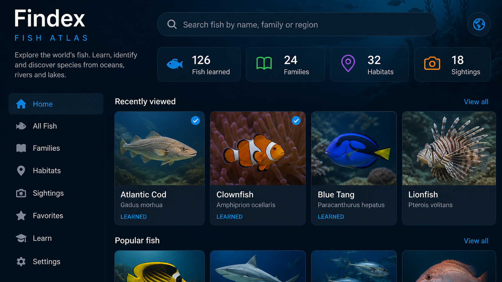 Findex: Fish Atlas screenshot 3