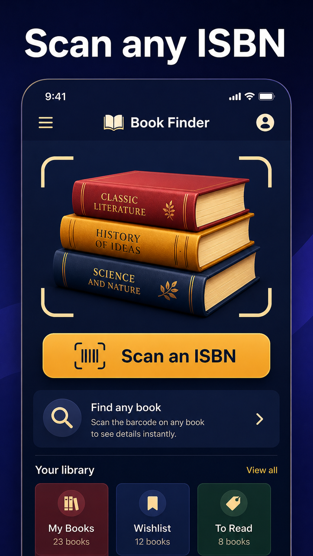 Book Finder:ISBN 掃描 screenshot 1