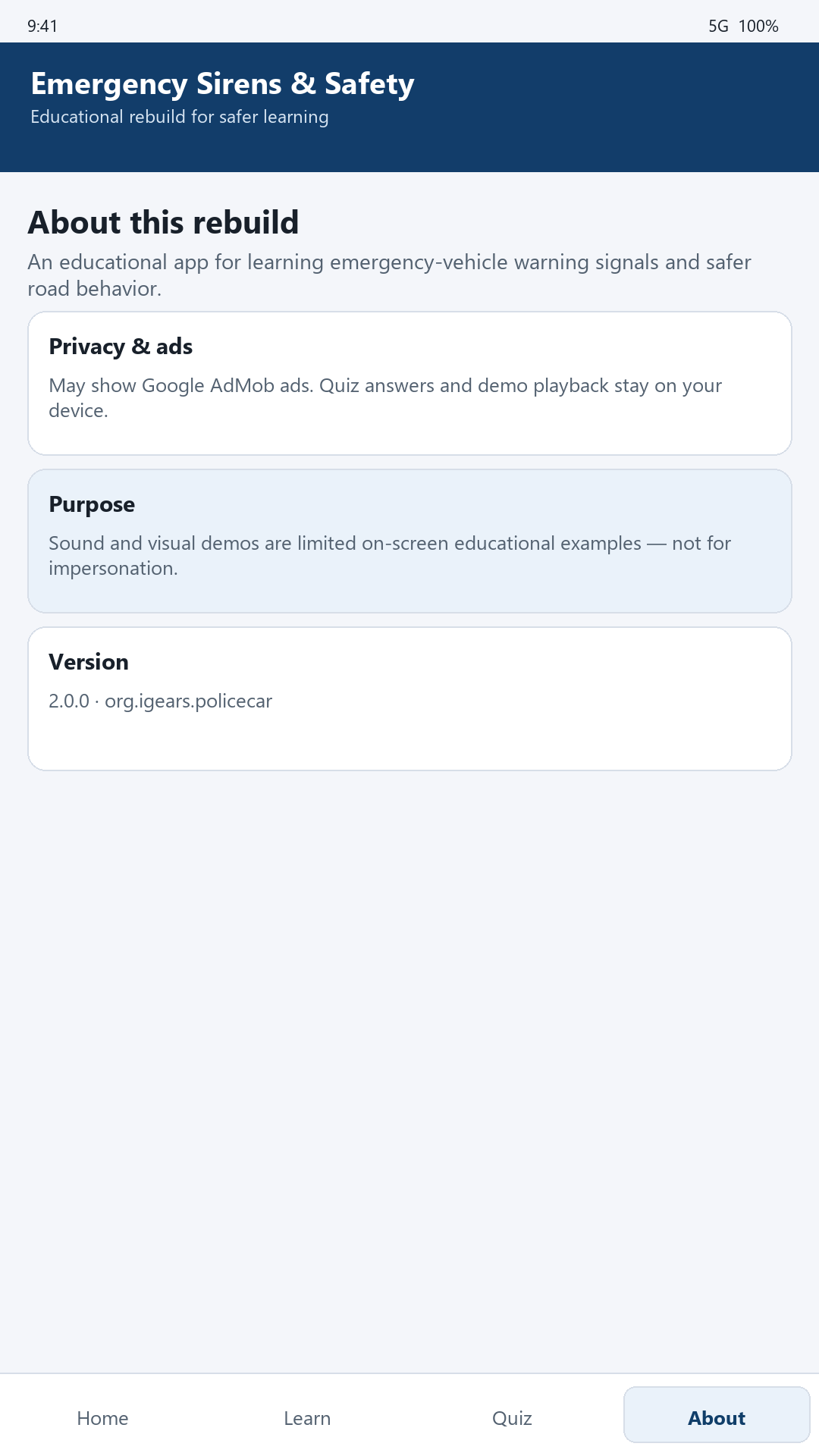 緊急警報與道路安全 screenshot 4