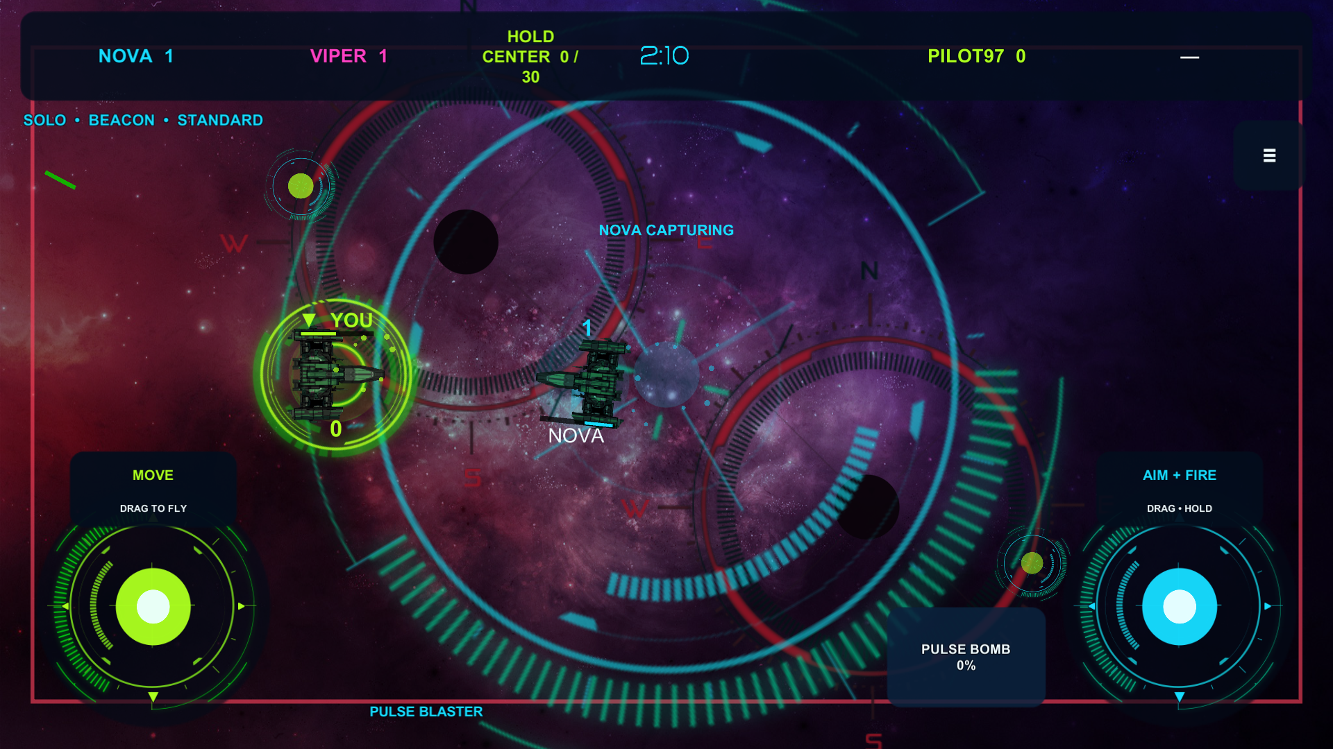 Beacon Control — Fight around cover to hold the Crimson Rift center.