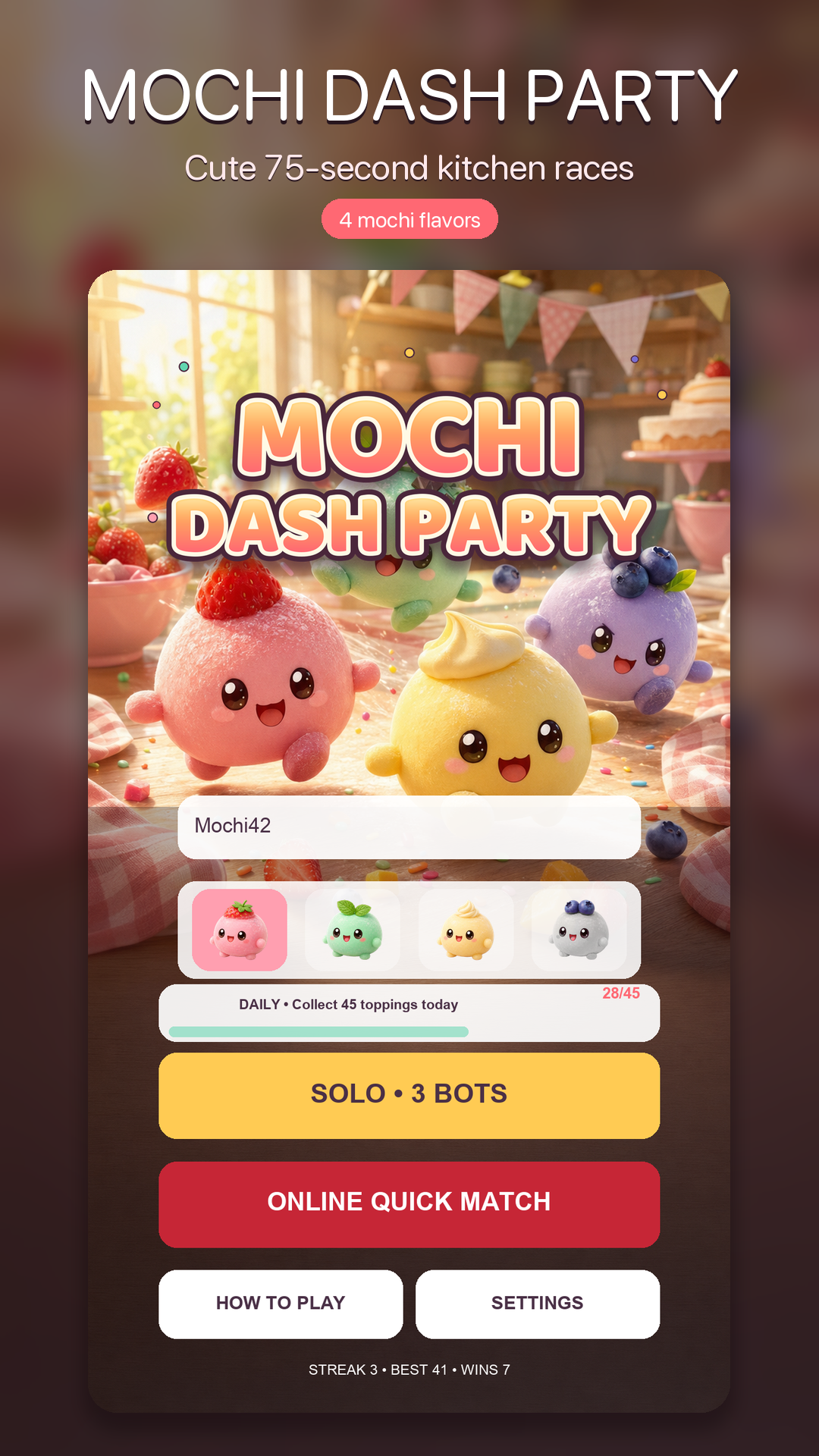 Mochi Dash Party screenshot 1
