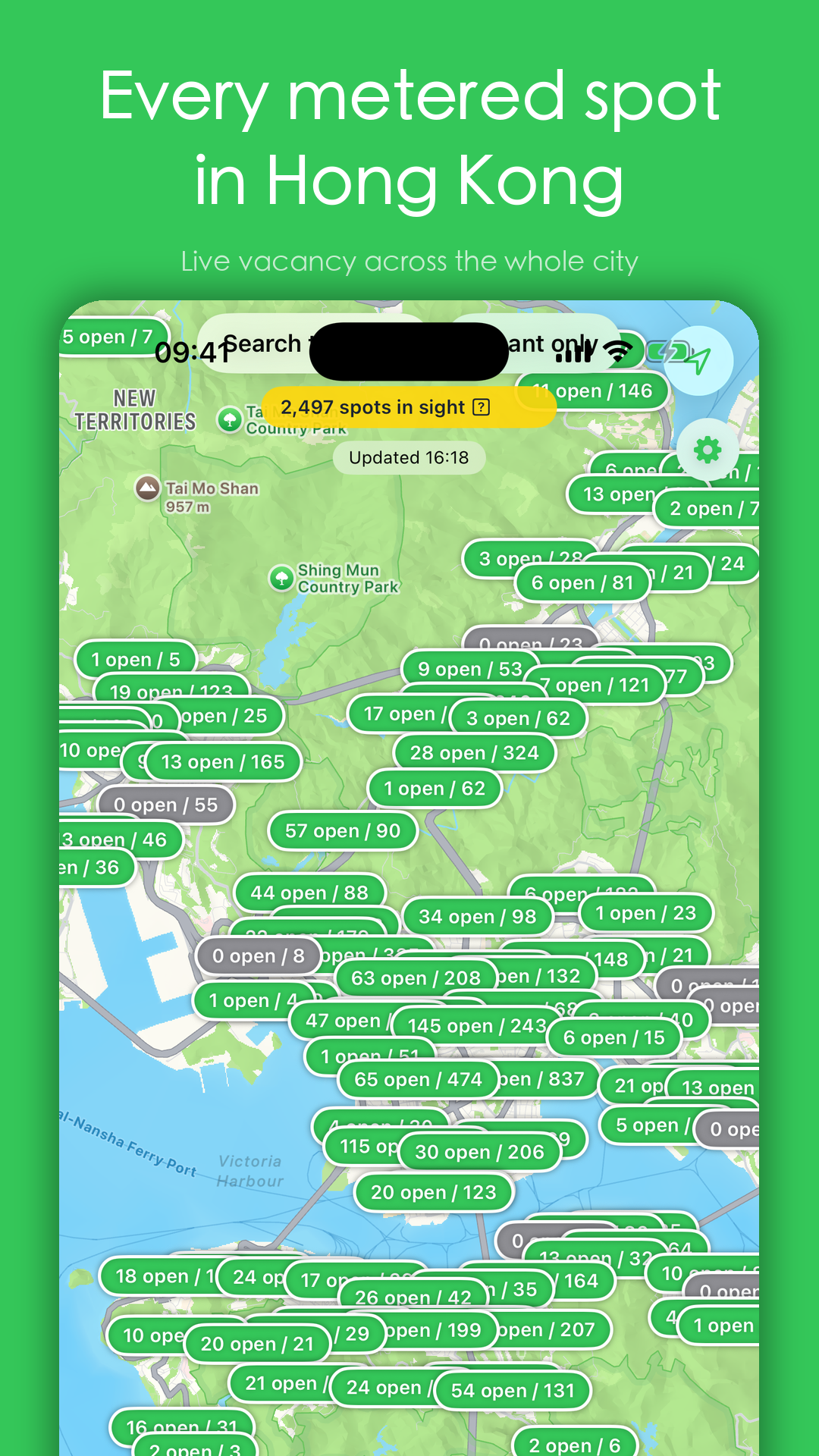 搵位 HK Parking – Live Meters screenshot 1