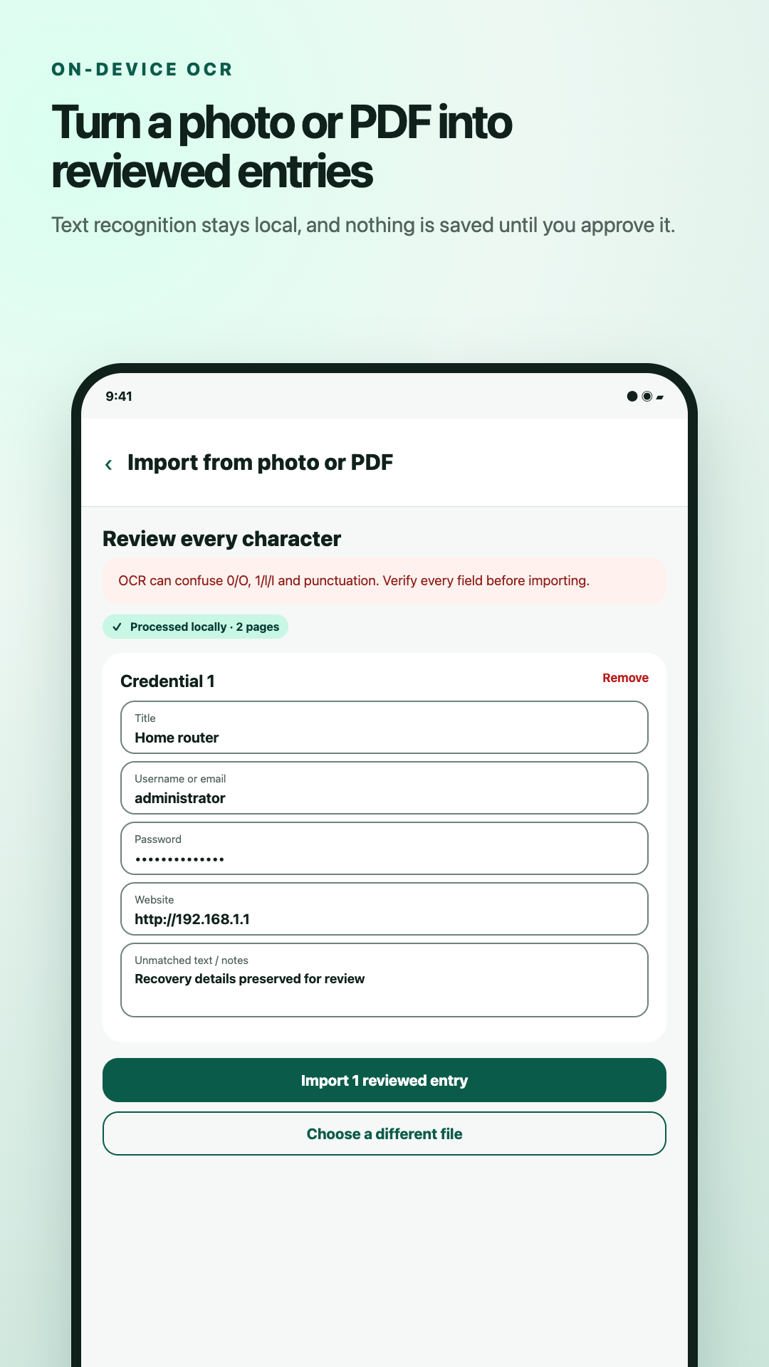 Passwords Locker screenshot 3