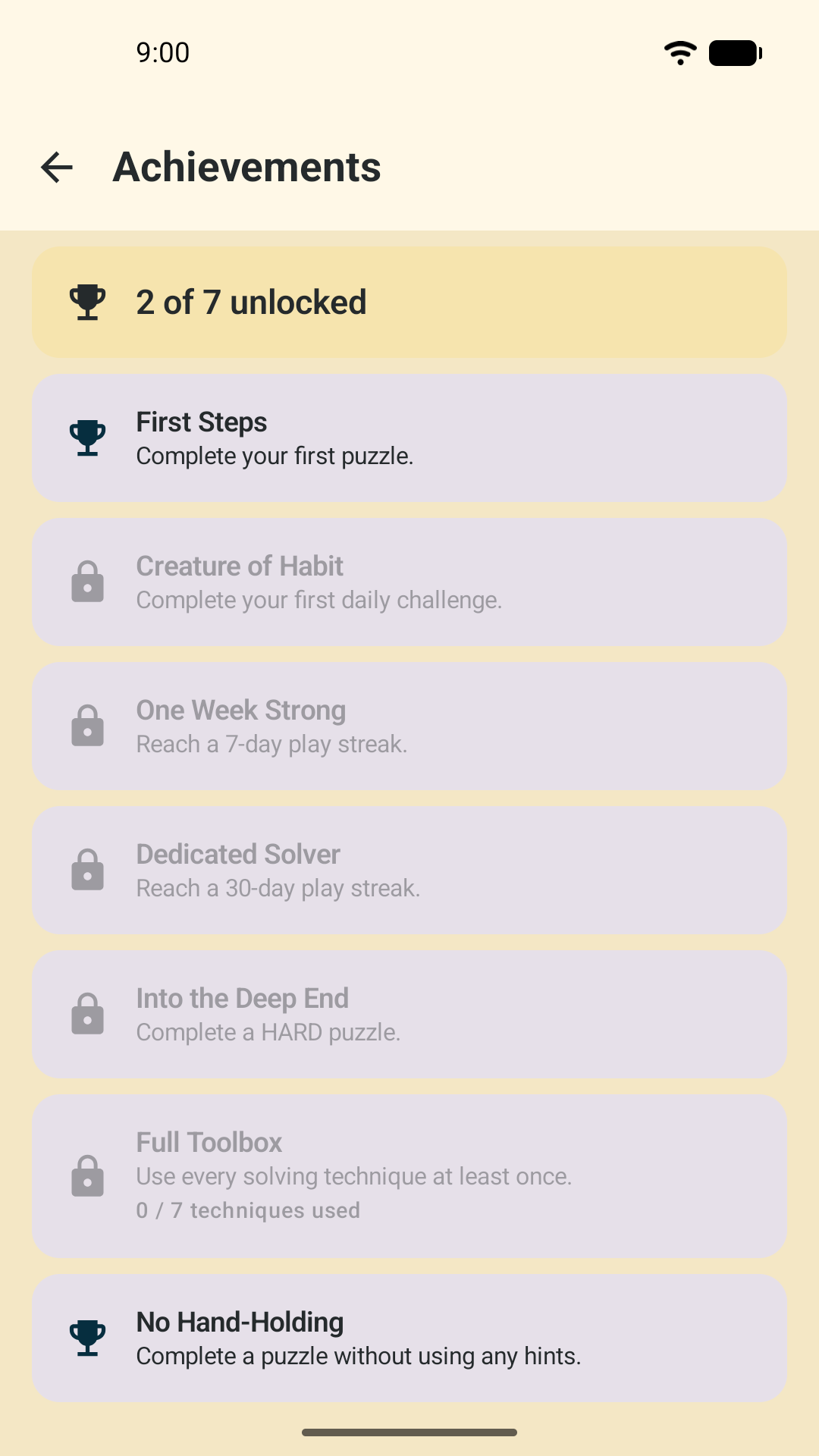 Nile Glyph Sudoku screenshot 6