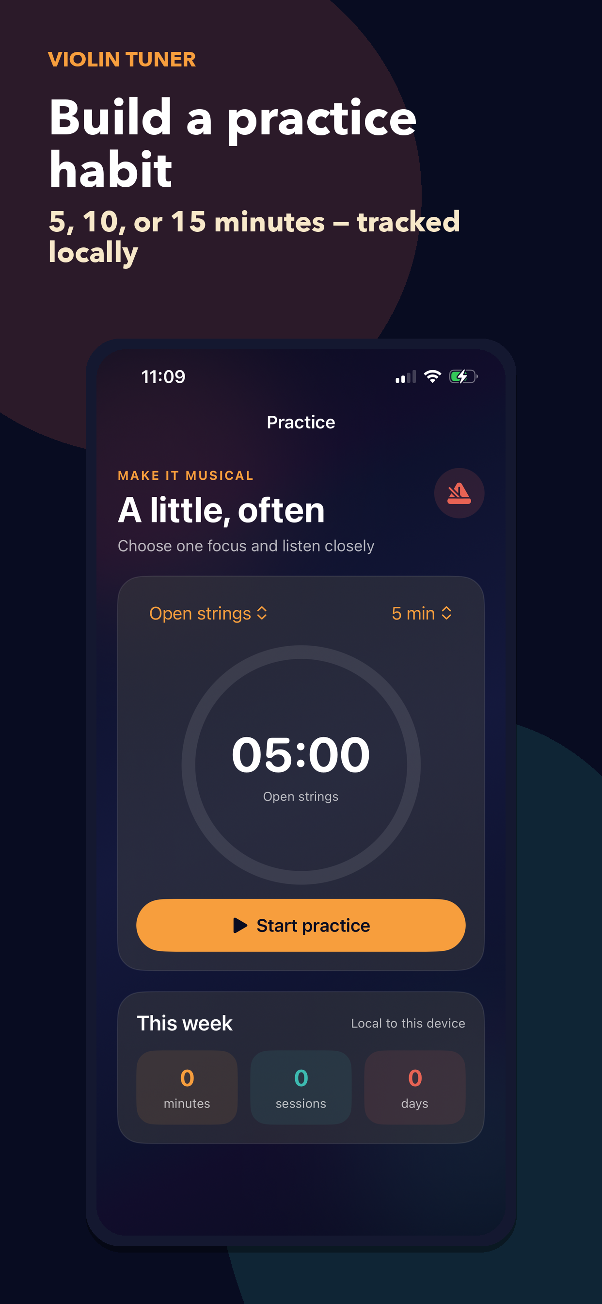 Violin Tuner:調音與學習 screenshot 5