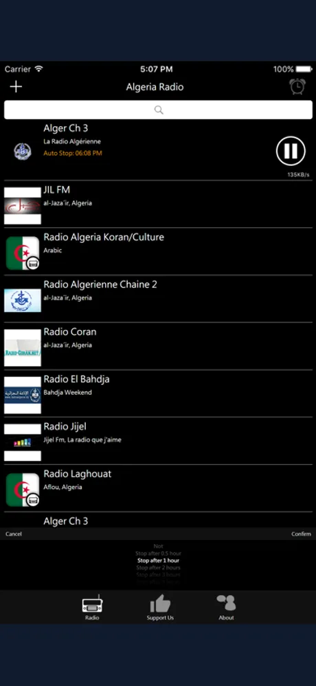 Algerian Radio - DZ Radio: iPhone app screen 3