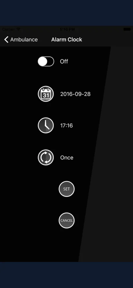 Ambulance Siren: iPhone app screen 3