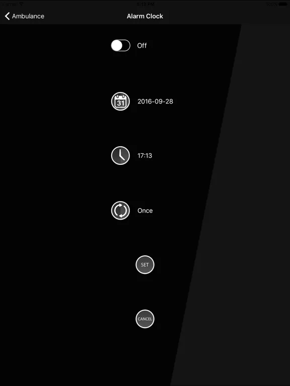 Ambulance Siren: iPad app screen 6
