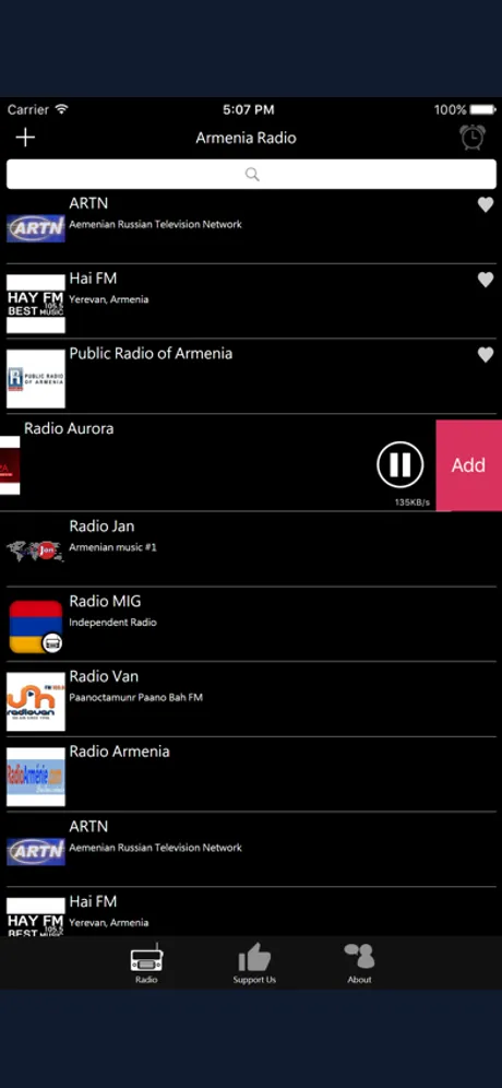 Armenian Radio - AM Radio: iPhone app screen 4