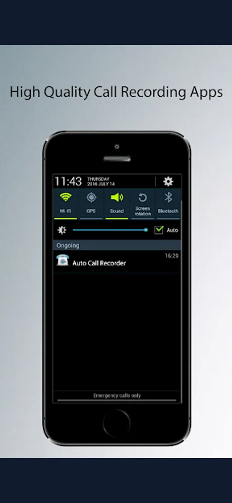 Auto Phone Call Recorder: Android app screen 4