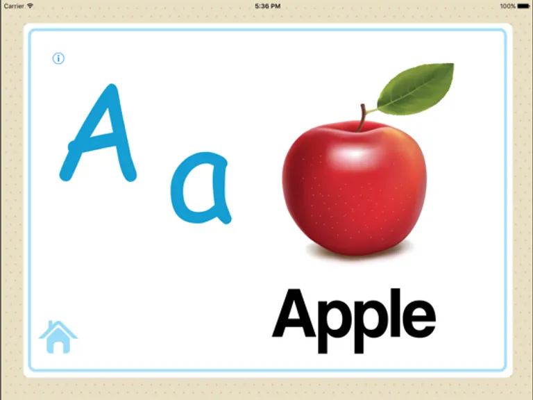 Baby Letter Cards: iPad app screen 4