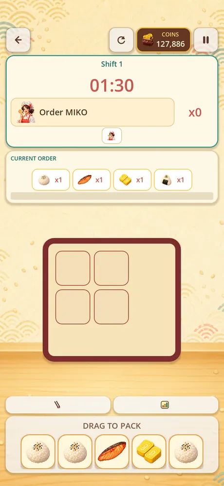 Serve a rotating chef cast in lively timed Customer Rush orders.