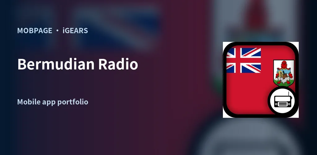 Bermudian Radio feature artwork composed from its official app icon