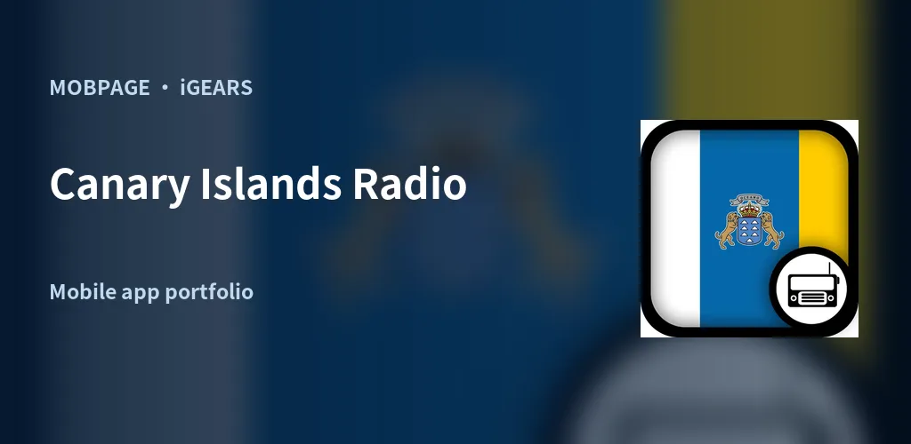 Canary Islands Radio feature artwork composed from its official app icon