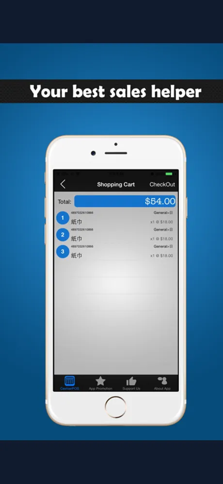 CashierPOS - Barcode Inventory Sales system：iPhone 應用程式畫面 4