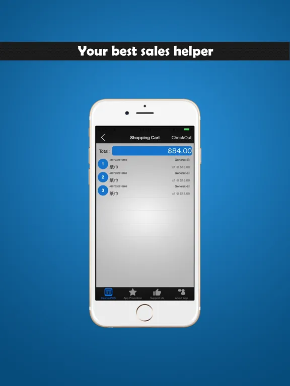 CashierPOS - Barcode Inventory Sales system：iPad 應用程式畫面 9