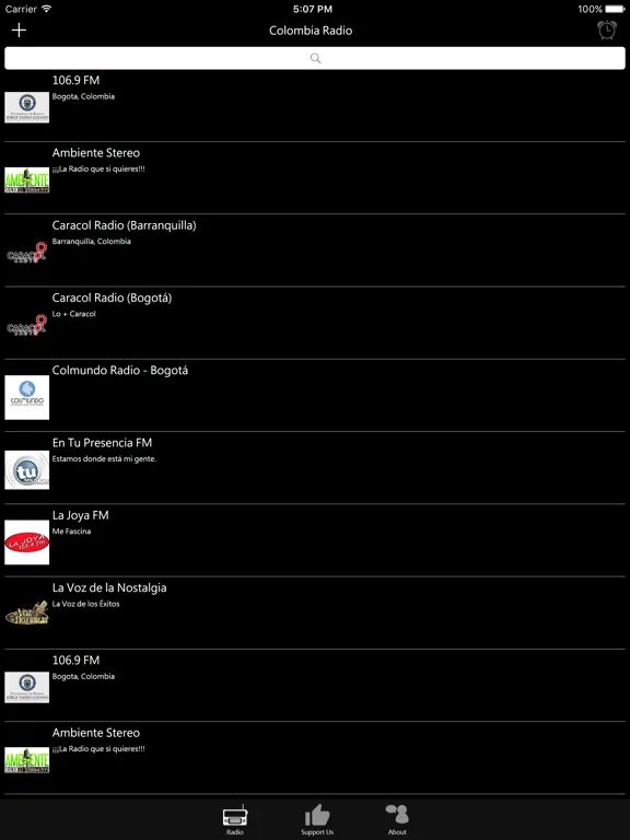 Colombia Radio - CO Radio: iPad app screen 6