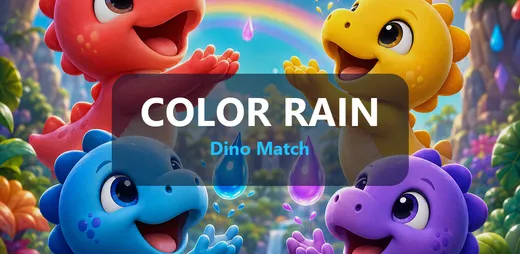 Color Rain: Dino Match app artwork