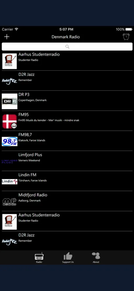 Danish Radio - Dansk Radio: iPhone app screen 1