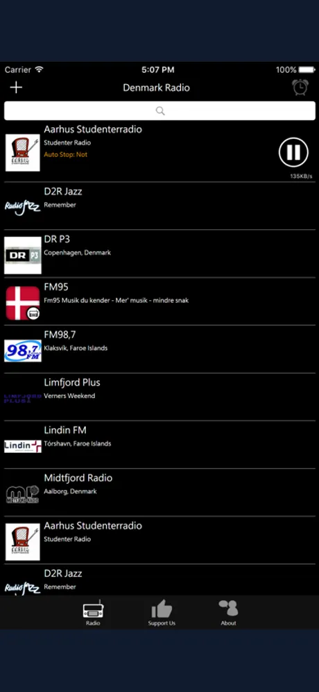 Danish Radio - Dansk Radio: iPhone app screen 2