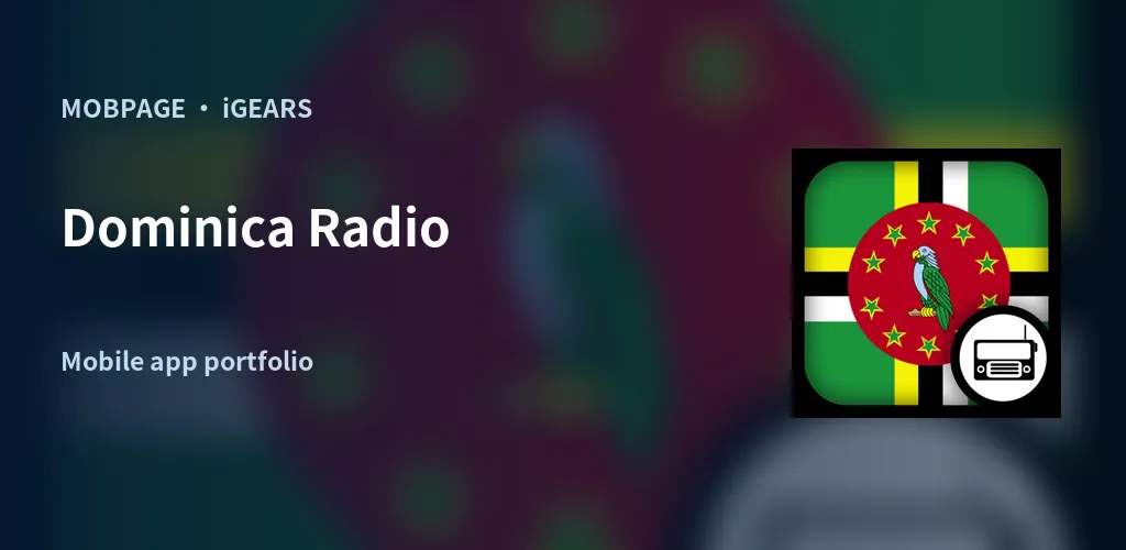 Dominica Radio feature artwork composed from its official app icon
