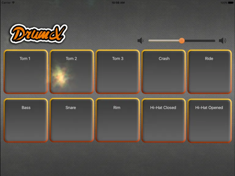Drum X - Electric Drums in your pocket: iPad app screen 4