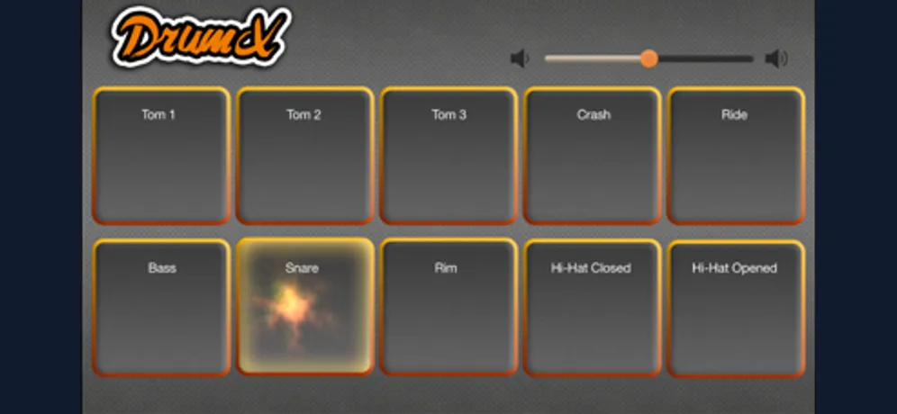 Drum X - Electric Drums in your pocket：iPhone 應用程式畫面 2