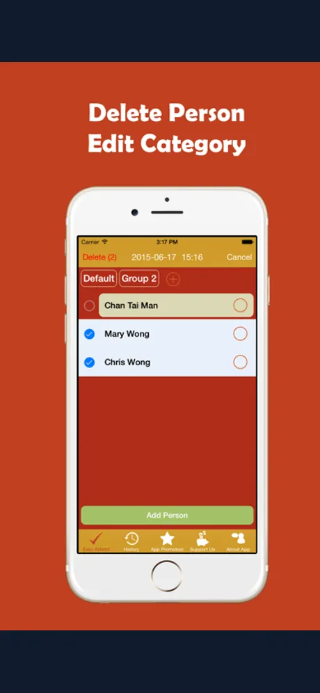 Easy Attend 點名工具：iPhone 應用程式畫面 8