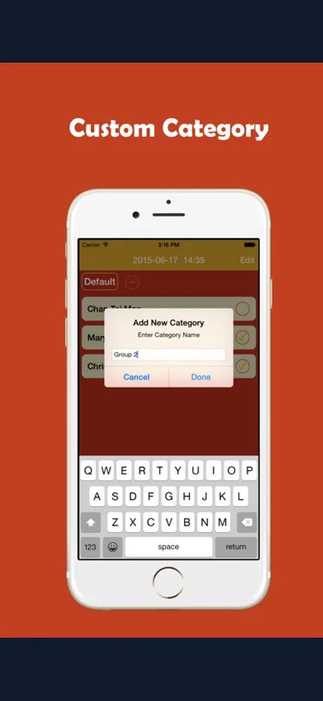 Easy Attend 點名工具：iPhone 應用程式畫面 9