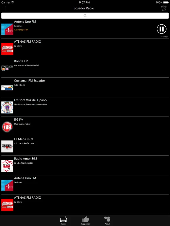Ecuador Radio - EC Radio: iPad app screen 7
