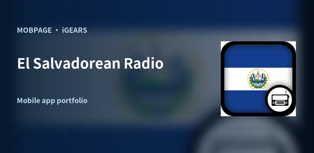 El Salvadorean Radio feature artwork composed from its official app icon