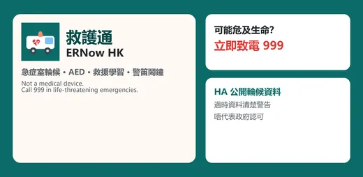 救護通 ERNow HK 的官方應用程式主視覺
