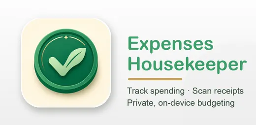 Expenses Housekeeper 的官方應用程式主視覺