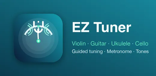EZ 調音器：小提琴與吉他 的官方應用程式主視覺
