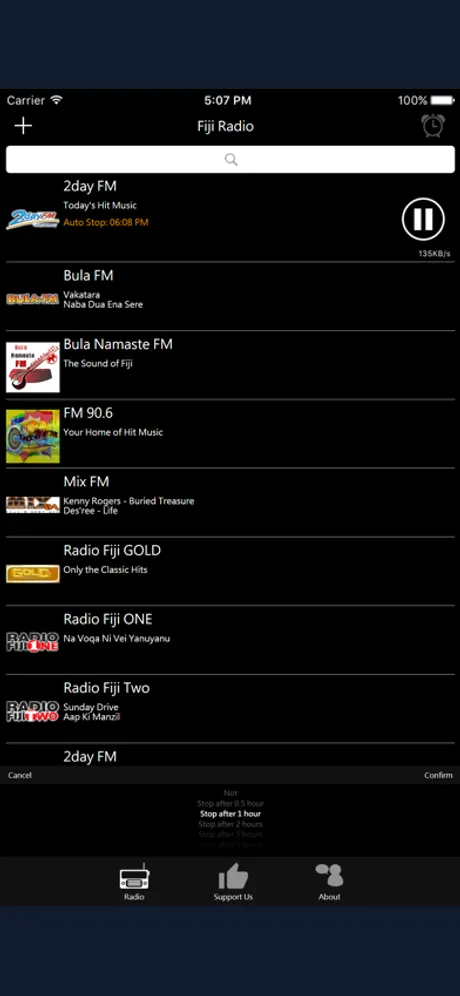 Fiji Radio - FJ Radio: iPhone app screen 3