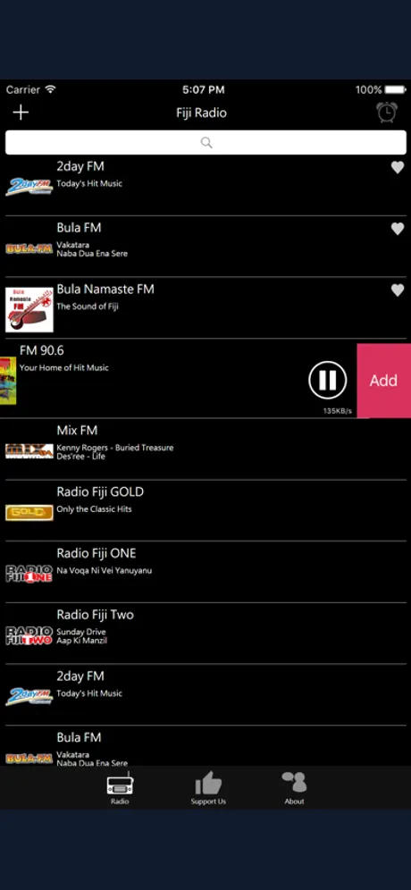 Fiji Radio - FJ Radio: iPhone app screen 4