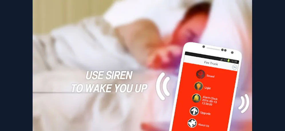 Fire Truck Siren and Lights: Android app screen 3