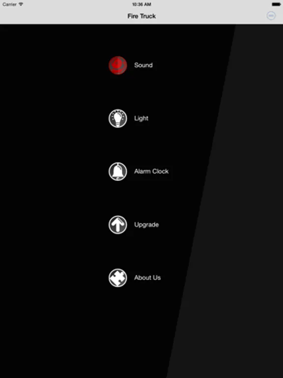 Fire Truck Siren and Lights: iPad app screen 7
