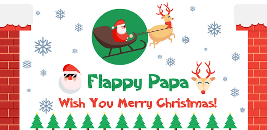 Flappy Papa — Merry Christmas official store feature artwork