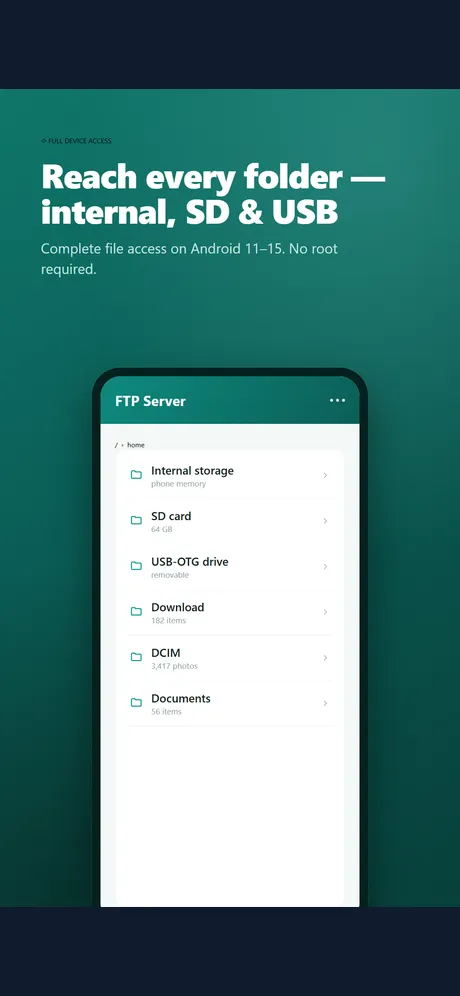 Works with FileZilla, Explorer, Finder and more