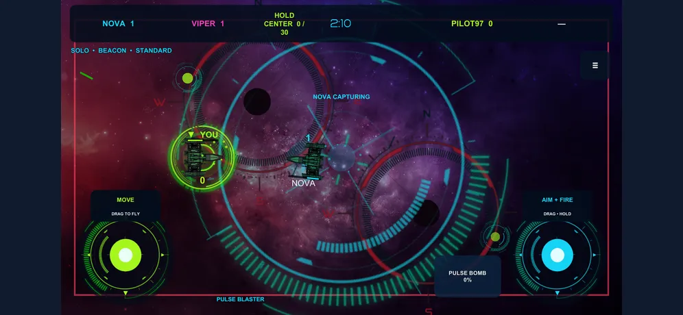 Galaxy Arena 信標控制模式