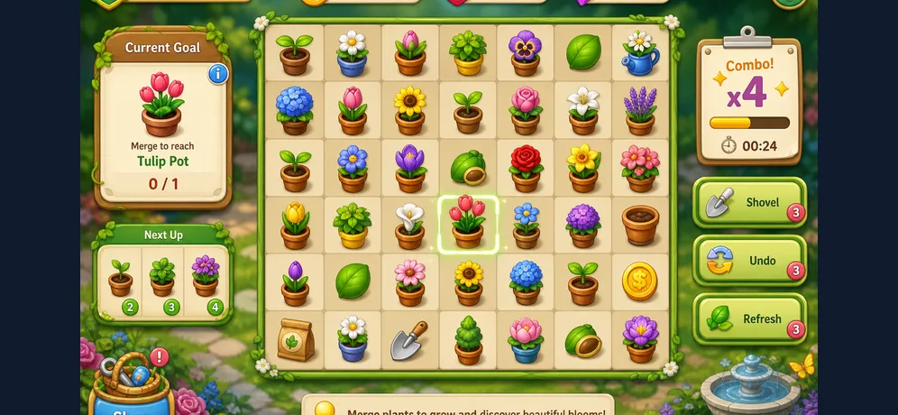 Garden Merge: app screen 3