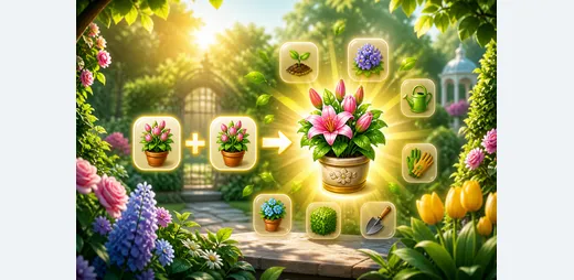 Garden Merge 的官方應用程式主視覺