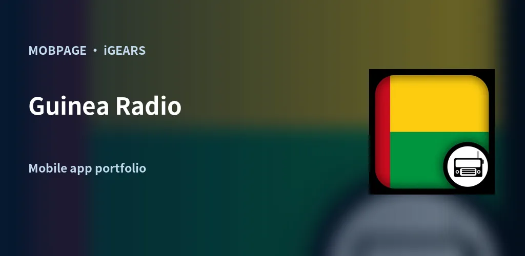Guinea Radio feature artwork composed from its official app icon