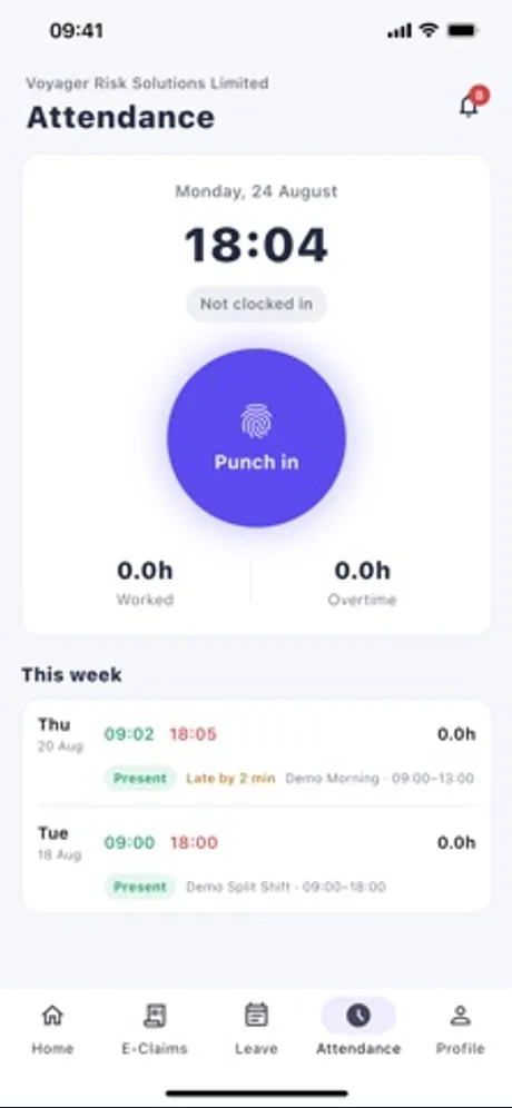 HRFlowTech: iPhone app screen 11