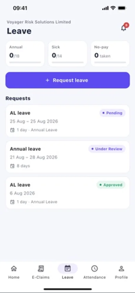 HRFlowTech: iPhone app screen 12