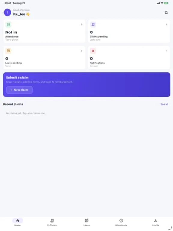 HRFlowTech: iPad app screen 15