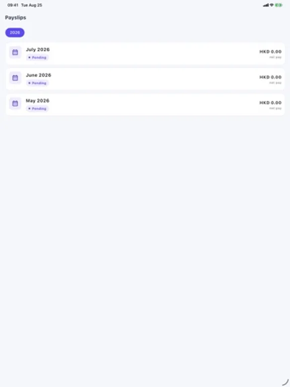 HRFlowTech 人力資源：iPad 應用程式畫面 16