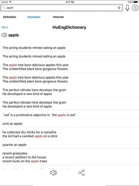 Hungarian English Dictionary - HuEngDict：iPad 應用程式畫面 6