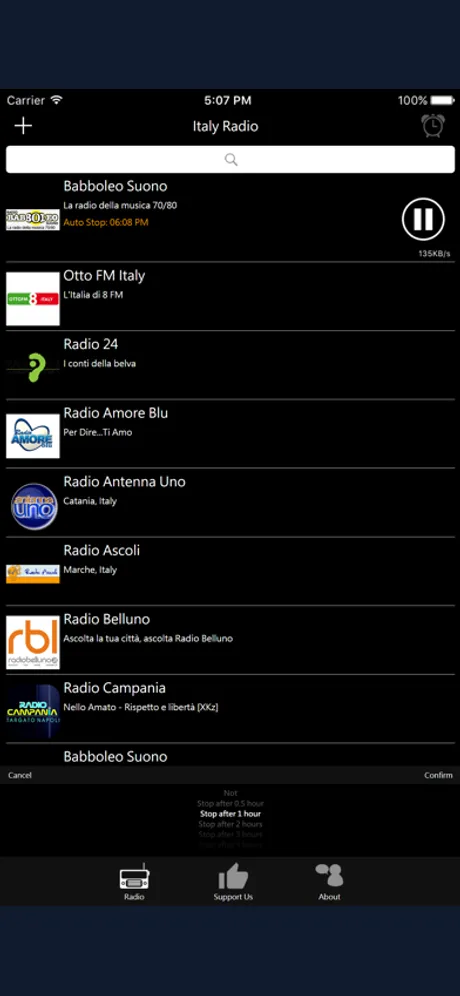 Italian Radio - IT Radio: iPhone app screen 3